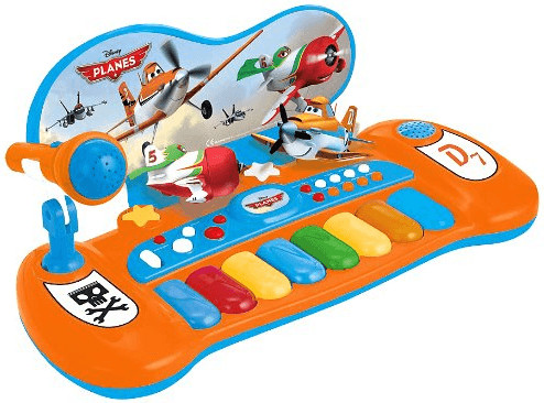 Claudio Reig Disney Planes clavier avec personnages et microphone (5345)