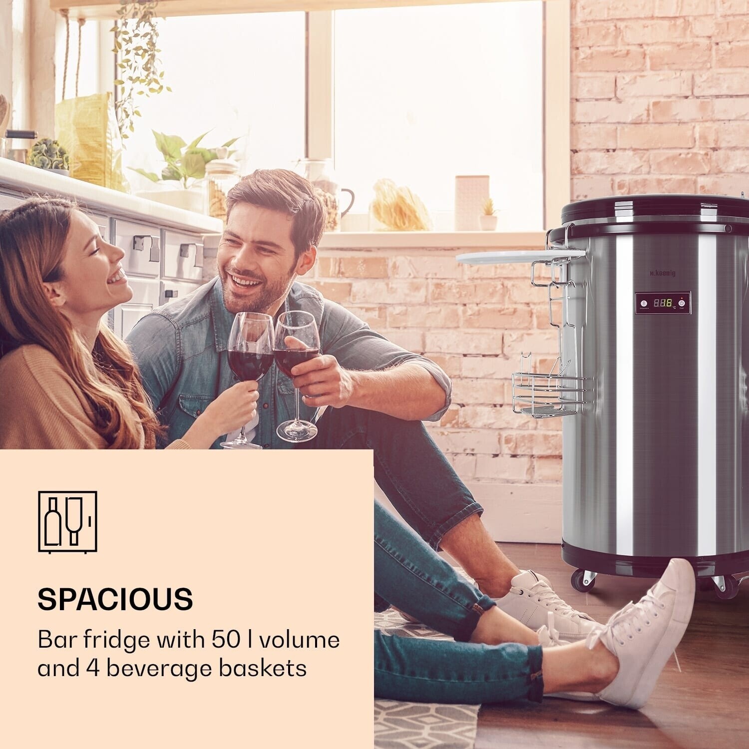 Klarstein Mr. Barbot frigo minibar 50 l A+