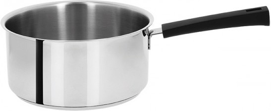 Cristel Casserole inox Mutine Fixe noir 16 cm