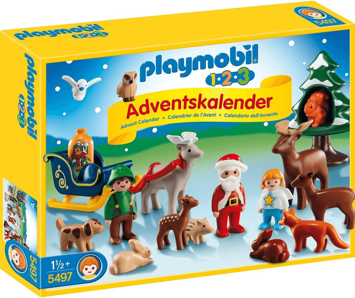 Playmobil 1.2.3 Advent Calendar Forest Christmas (5497)