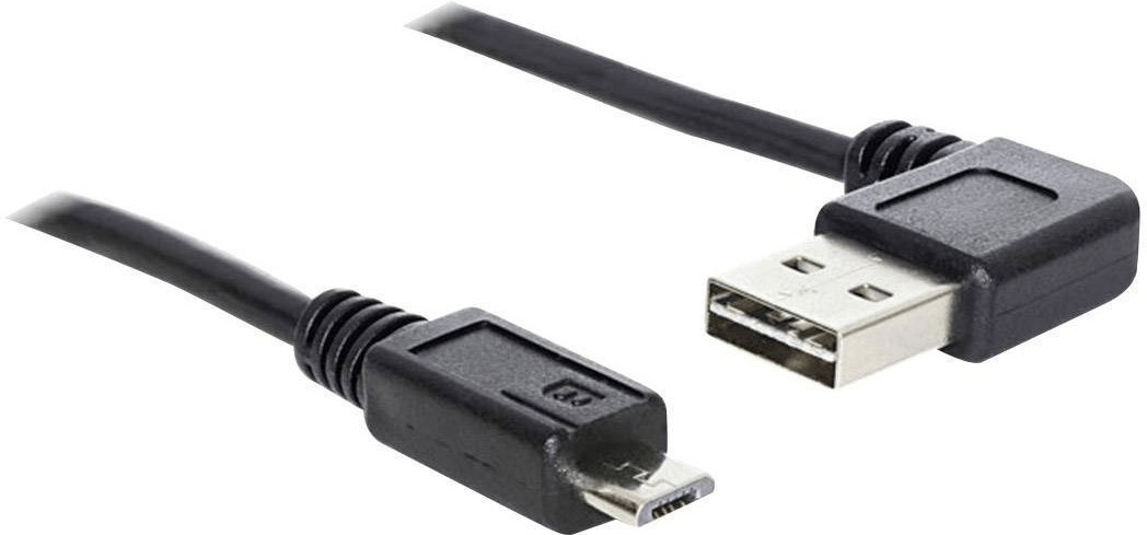 DeLock Kabel EASY-USB 2.0-A Stecker links/rechts gewinkelt > USB
