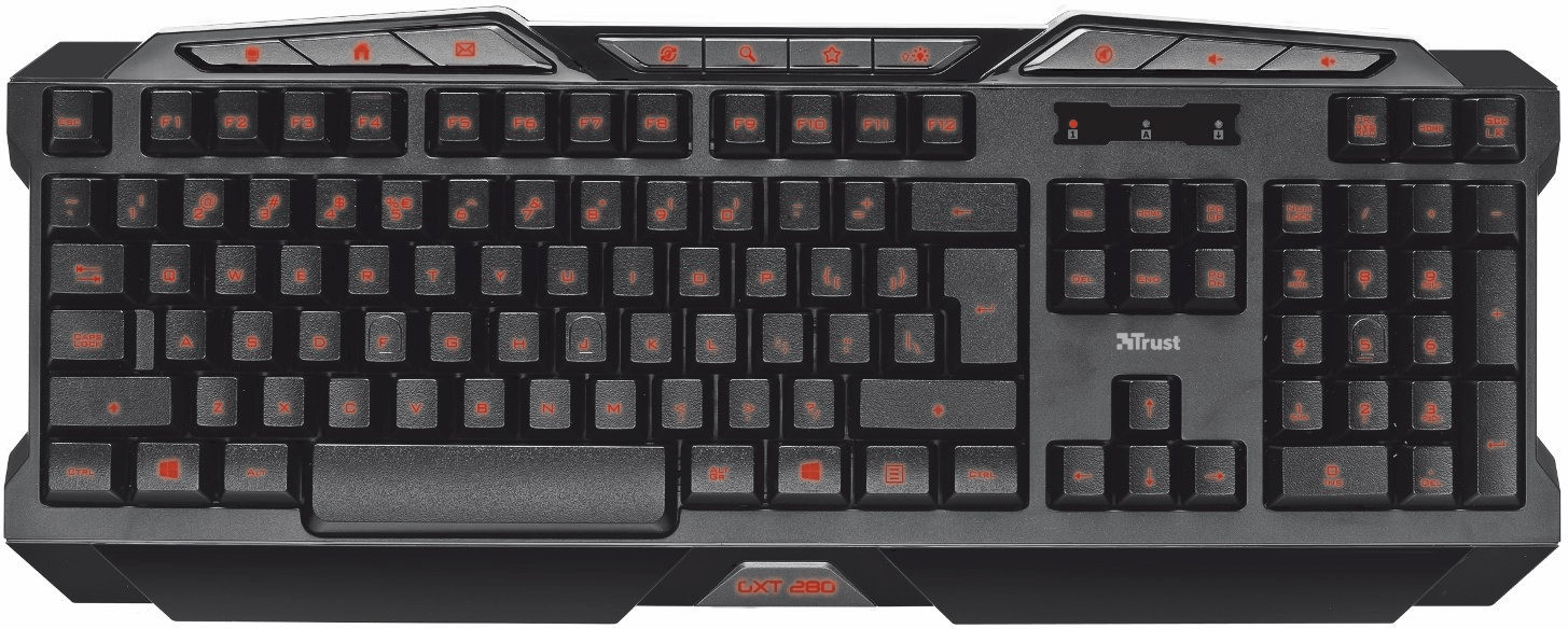 Trust GXT 280 Illuminated Gaming Keyboard ES