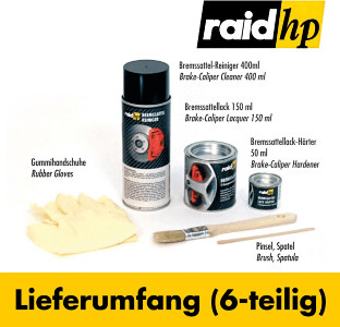 raid hp Bremssattellack gold (6-tlg.) ab 23,50 €