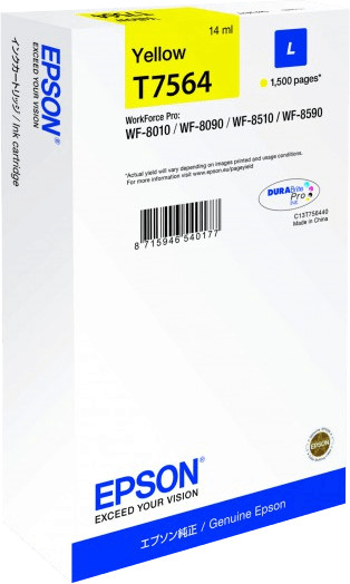 Epson T7564 jaune (C13T756440)