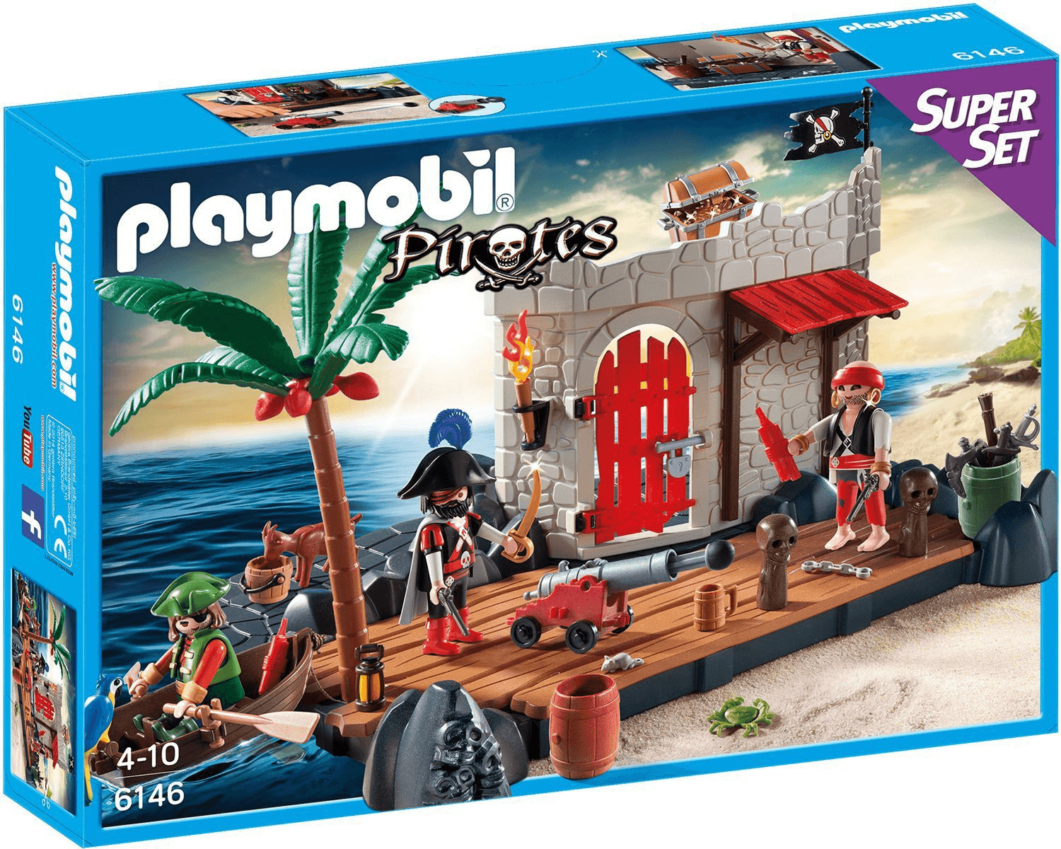 Playmobil SuperSet Ilôt des pirates (6146) au meilleur prix sur idealo.fr