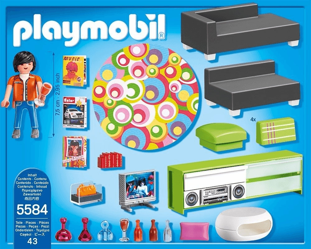 Playmobil 9267 Salon équipé : : Jeux et Jouets