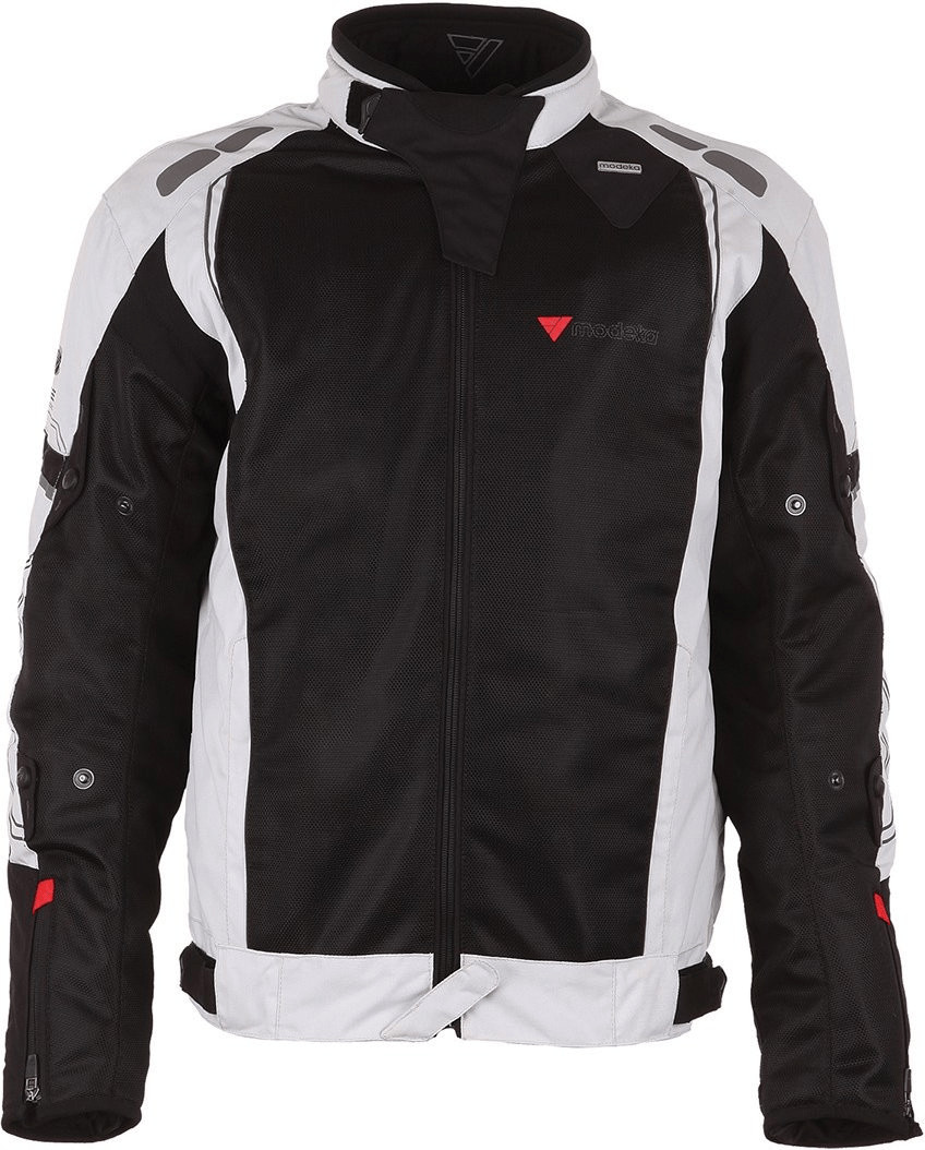 Modeka Blouson Breeze noir/gris clair