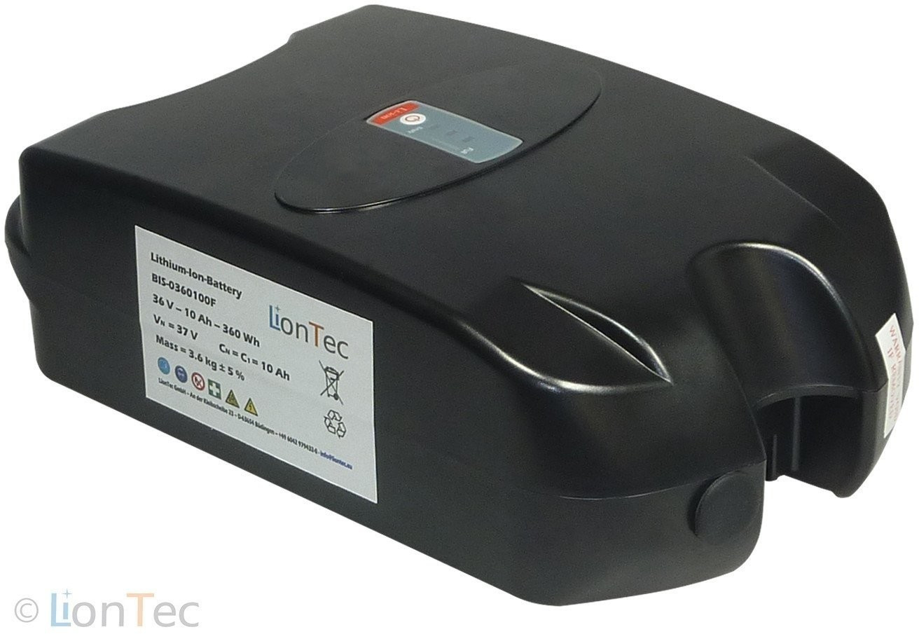LionTec Batterie 36 V 10 Ah (type grenouille)