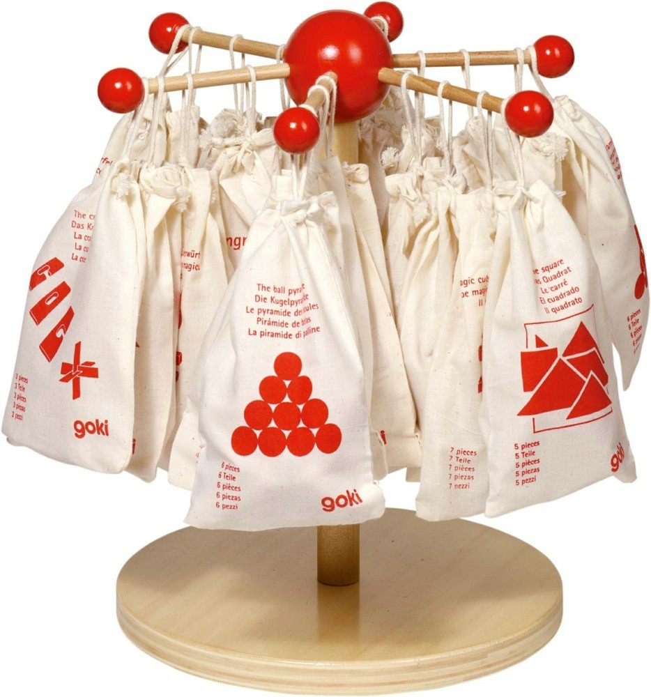 6 mini casse-tête en bois - Set n°1