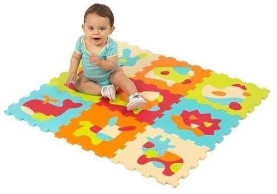 BABY Mon tapis puzzle 10 pièces pas cher 