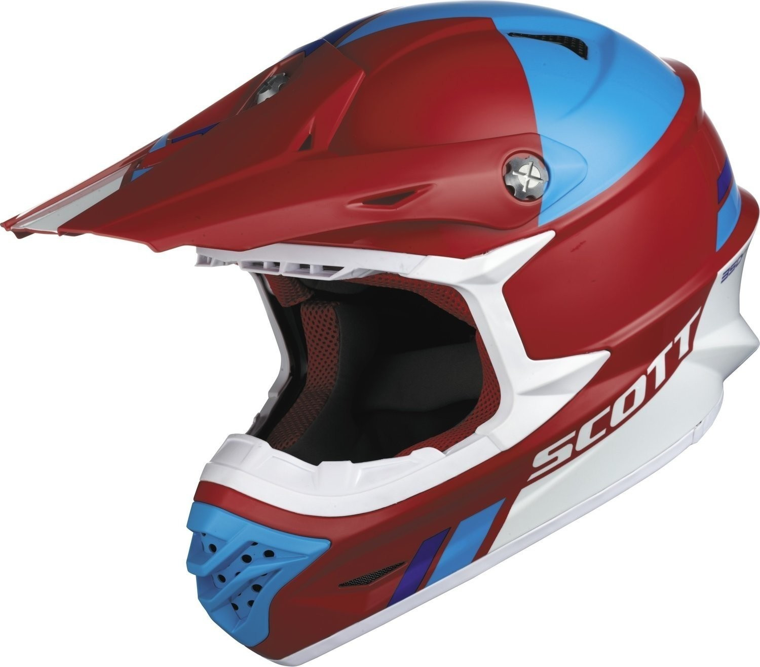Scott 350 Pro Trophy rouge/bleu