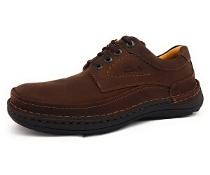 Derbys Clarks Homme Nature Three - Cuir Véritable - Semelle Ortholite Confort - Léger Et Respirant