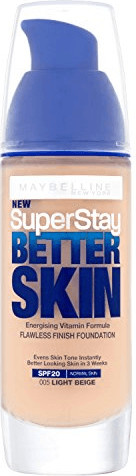 Gemey Maybelline SuperStay Better Skin Make-Up - 005 Light Beige (30 ml)