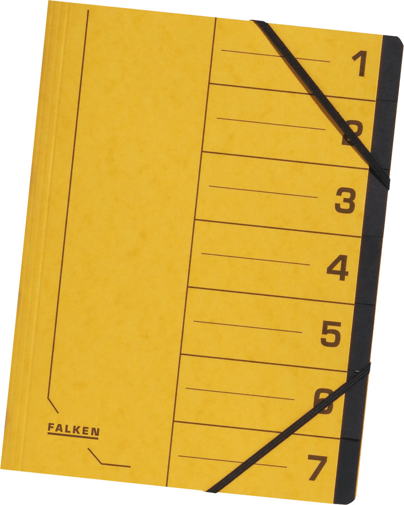 Falken Office Products Colourspan Index 7 Compartments