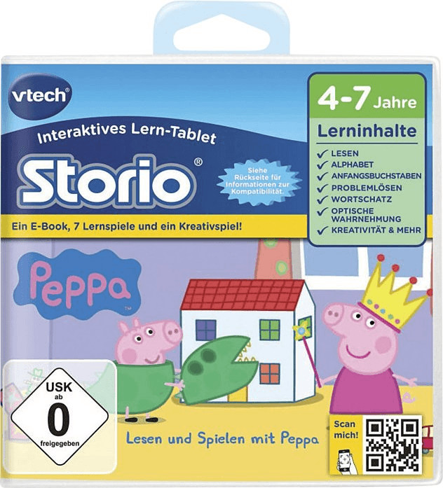 Jeu Storio Peppa Pig VTech : King Jouet, Tablettes et téléphones VTech -  Jeux électroniques