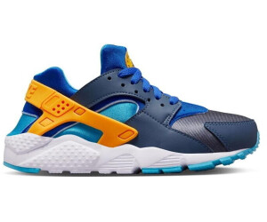 Nike huaraches blue and orange hot sale