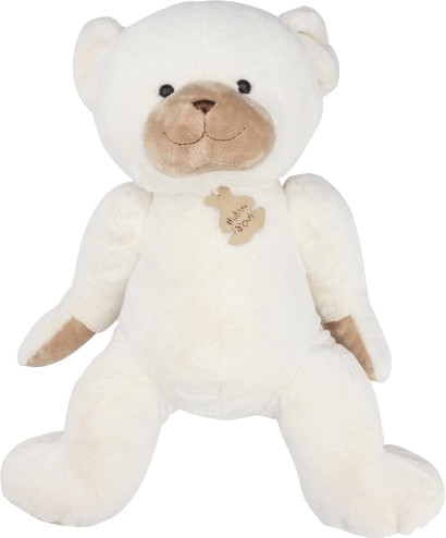 Histoire d'Ours Calin'Ours ivoire L 50 cm