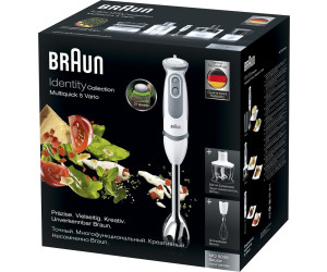 Oferta del día Braun  Braun MQ5235WH batidora de mano inox 1000w + vaso +  picadora 500ml + varil