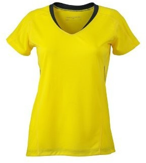 James & Nicholson Maillot de course pour femme (JN471) (lemon)