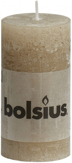 Bolsius Bougies rustiques 100 x 50 mm 8 pièces