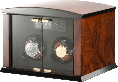 Elma Elmamotion Corona 2 en bois de ronce avec portes en verre