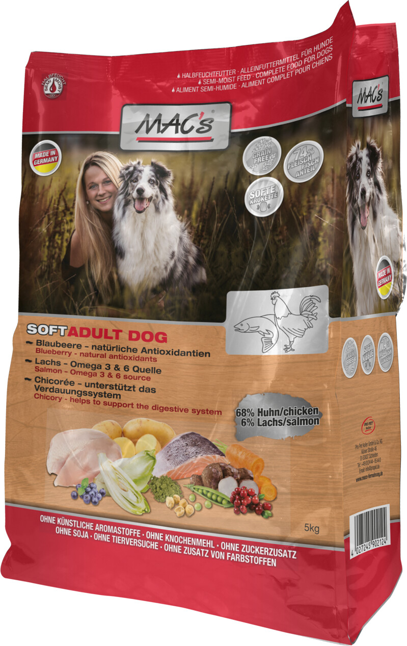 MAC's Adult Dog Soft dry food 15kg