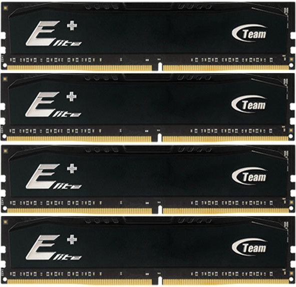 Team Elite Plus 16Go Kit DDR4-2400 CL16 (TPKD416GM2400HC16QC01)