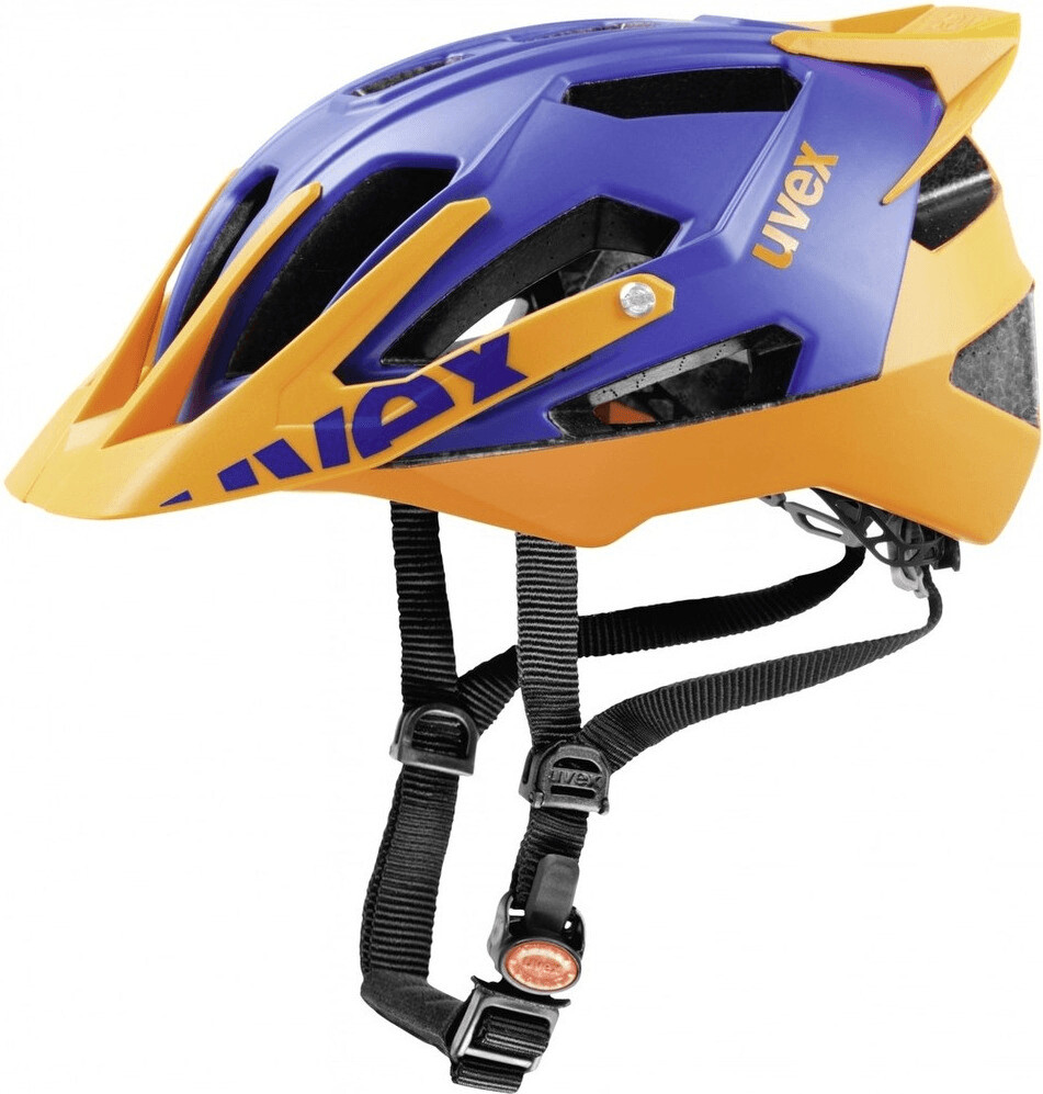uvex Quatro Pro Helmet blue-orange mat