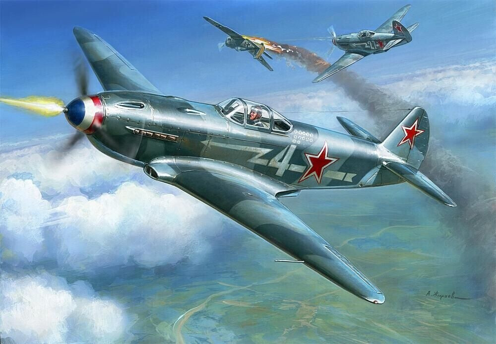 Maquette Avion Chasseur Soviétique Yak-3 - Zvezda 1:72 - Kit Plastique Neuf - Réf. 7301