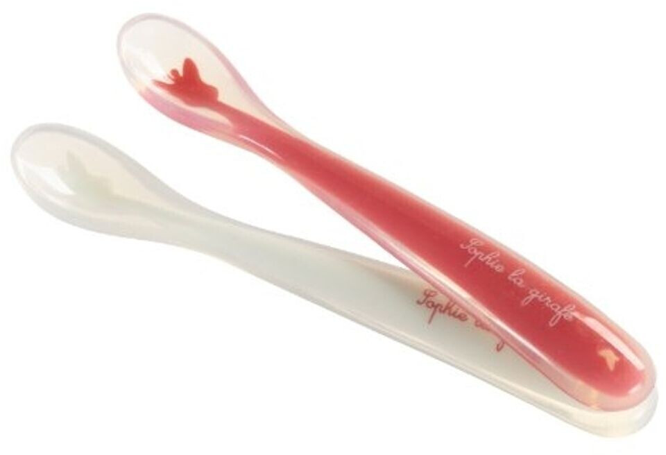 Vulli Lot de 2 cuillères douces silicone Sophie la girafe