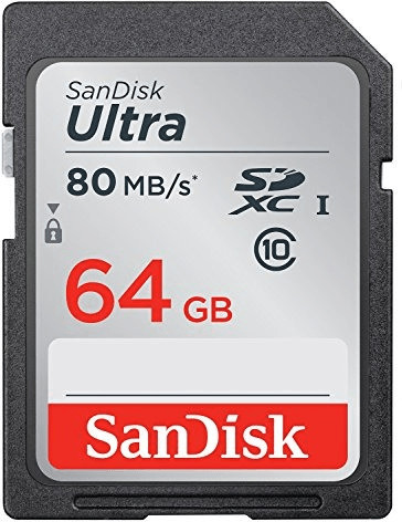 SanDisk SDHC Ultra 64 Go Class 10 UHS-I (SDSDUN-064G-G46)