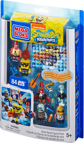 MEGA BLOKS SpongeBob SquarePants - Rock Band Figure Pack (94619)