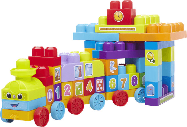 MEGA BLOKS First Builders - Train pédagogique 1-2-3 (81209)