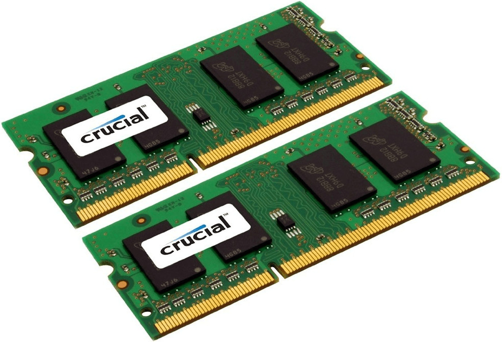 Crucial 8Go Kit SO-DIMM DDR3 PC3-12800 CL11 (CT2KIT51264BF160BJ)