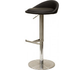 75 x 47 x 41 cm Sitz : 100/% Poyurethan Metall HxBxT Schwarz//Schwarz Tenzo 2er-Set Theo Designer Barst/ühle Lederoptik