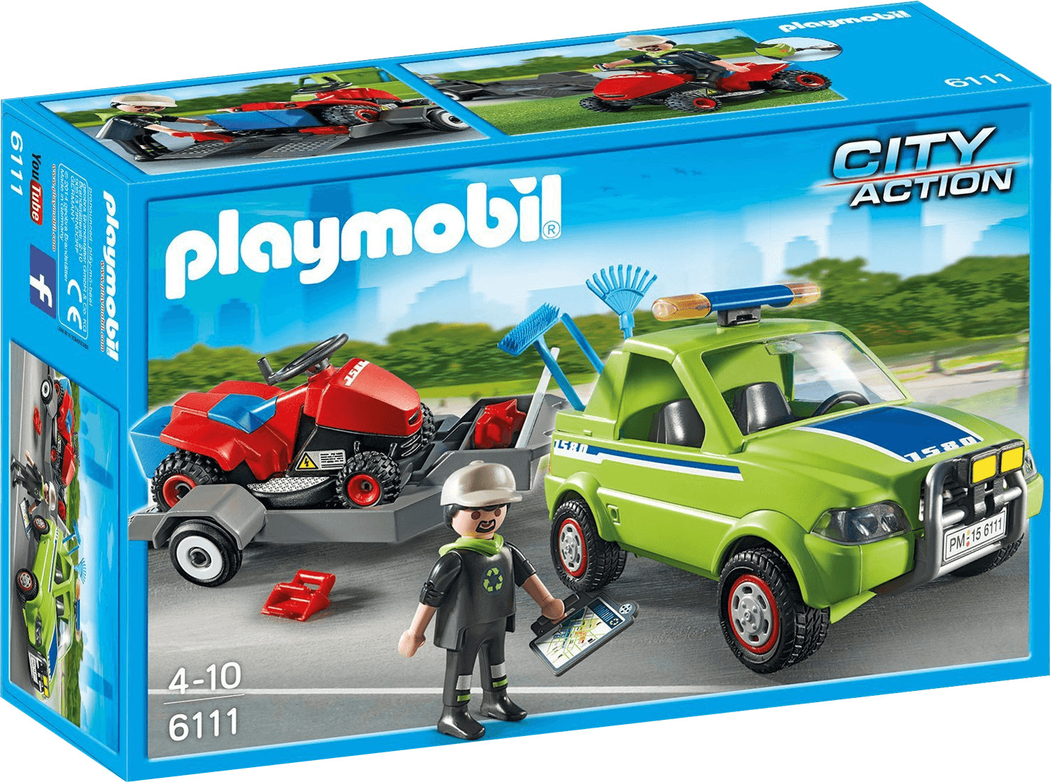 Playmobil Gardener with Lawn Mower (6111)