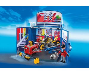 playmobil atelier moto