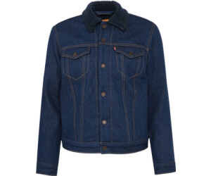 Levi's Sherpa Lined Trucker – Giacca In Ecopelle Uomo Con Fodera Sherpa