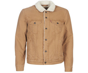 Levis sherpa clearance trucker beige