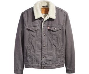 levi's grey sherpa jacket
