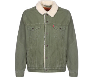 Levi's green store sherpa jacket