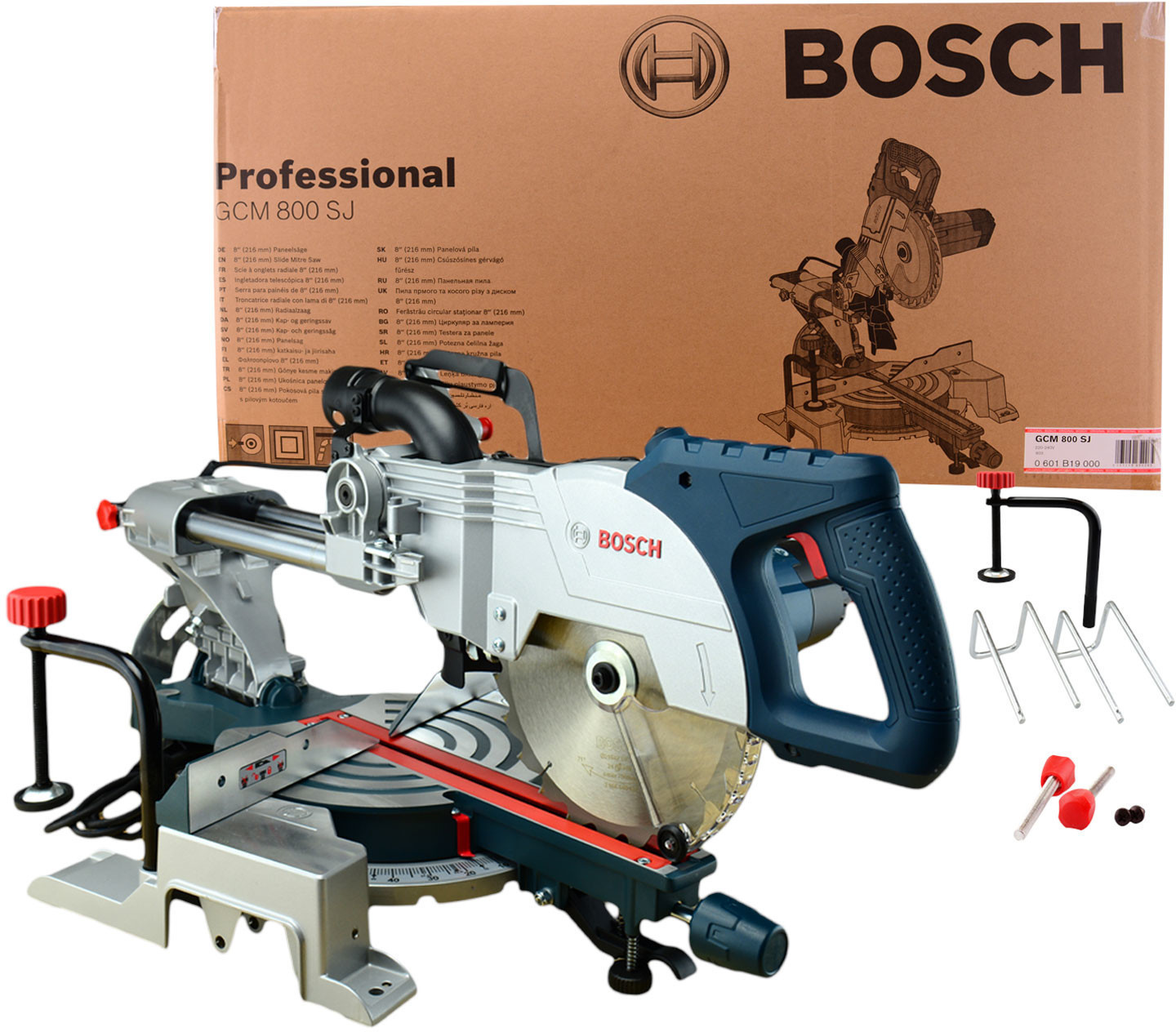 BOSCH OUTILLAGE - Scie à onglets radiale GCM 10 J Professionall