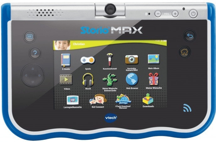 tablette éducative de 7 pouces pour Enfant Storio Max XL 2 bleu gris