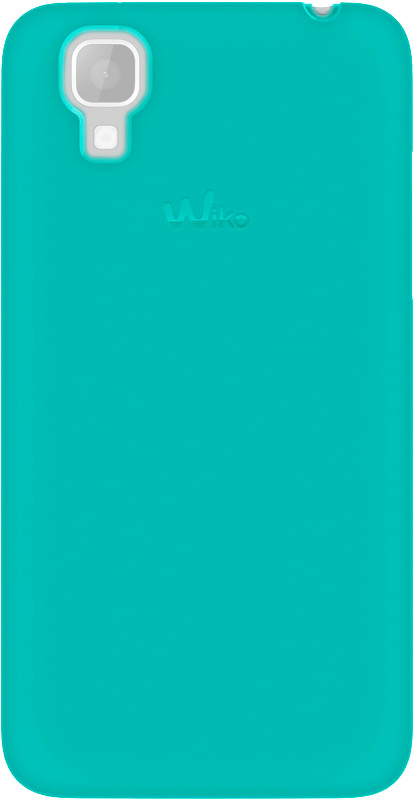 Wiko 2 coques 2skins fuchsia - turquoise (Sunset)