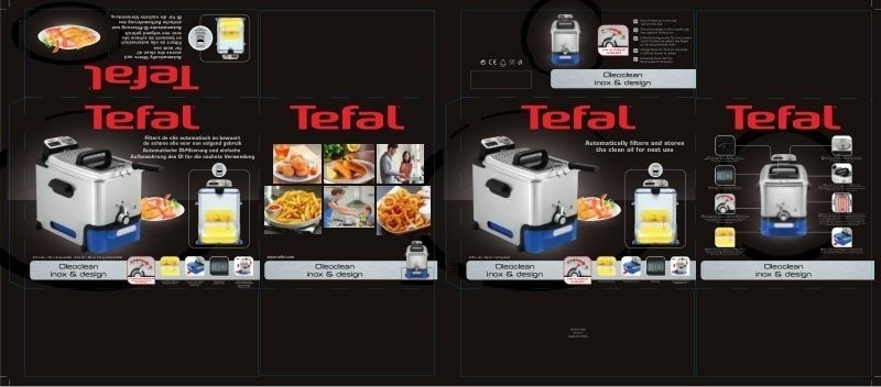 Friteuse semi-professionnelle Tefal 3,5L Filtration automatique contrôle  Neuf