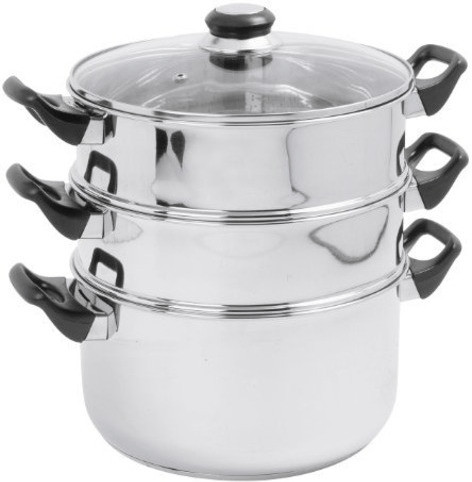 Crealys Cuit vapeur inox 3 niveaux