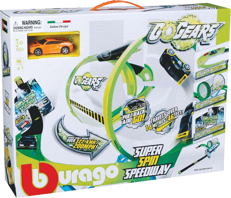 BBurago Go Gears Super Spin Speedway