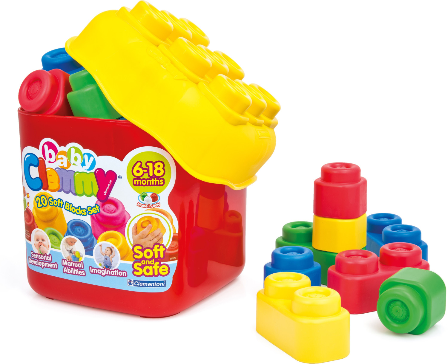 Clementoni Baby Clemmy - Cubes 20 pièces