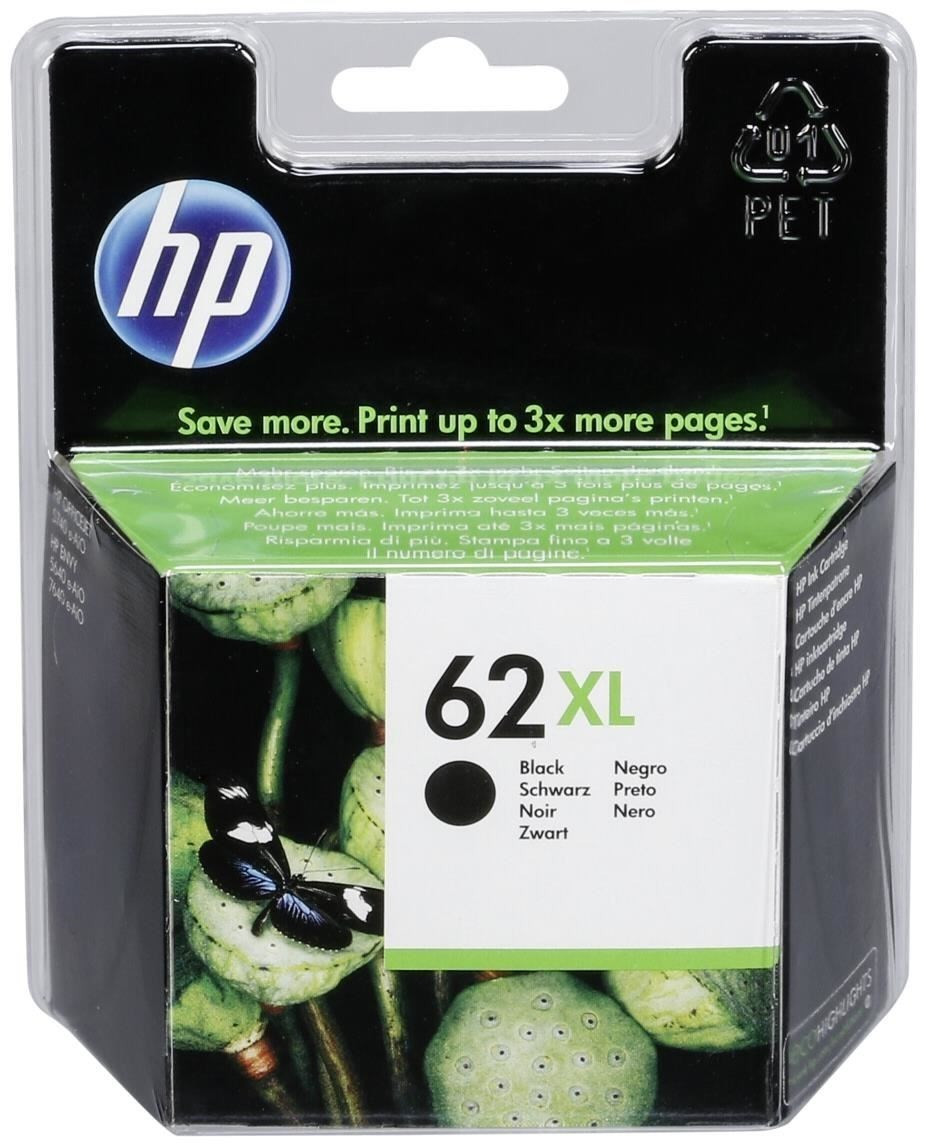 HP 62XL Noir Couleur - Pack cartouches d'encre compatible grande capacité  pas cher
