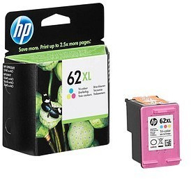 HP 62XL (C2P07AE) cartouche d'encre couleur haute capacité (d'origine) HP